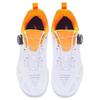 Li Ning Mage ESS износостойкие дышащие низкие кроссовки для настольного тенниса унисекс Белый Оранжевый APTT001-2