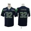 Seattle Seahawks Вышитая Футбольная Джерси Мужская Женская Смесь Хлопка Спортивная Одежда Одежда для Фанатов Размеры от S до XXXL