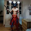 One Piece Страна Вано Обезьяна D. Луффи Косплей Костюм Кимоно Одежда Хэллоуин Карнавальный Костюм