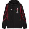 Ac Milan Ss24 Logo Casual Hooded Long Sleeve Racing Vintage Jacket Men jackets Black Red 777716-04