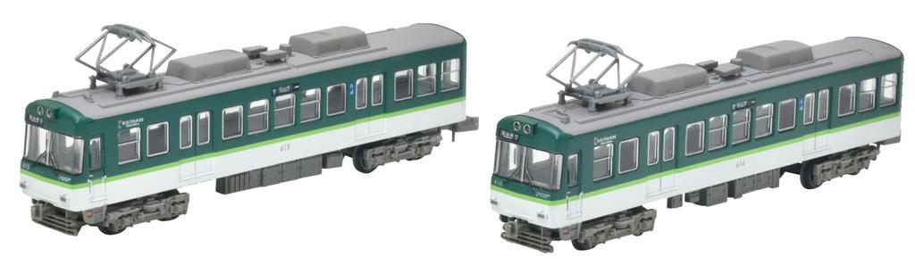 TOMYTEC Railway Collection Iron Collection Keihan Electric Railway Otsu Line Type 600 3rd Edition Standard Painting Set Diorama Supplies 2-Car