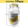 HeY LiLac Glass Jars with Lids Kitchen Airtight Glass Jars Wide Mouth Canning Jars with Clip Top Lids Leak Proof Canisters Jars