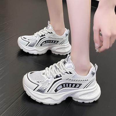 Модные вулканизированные туфли для женщин, роскошные кроссовки, женские массивные кроссовки, осенняя черная обувь для бега, мужские высокие туфли Zapatillas Mujer