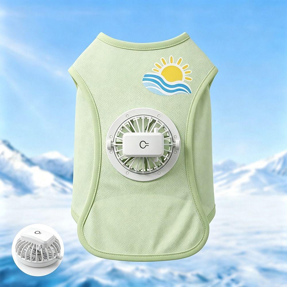 USB Charging Dog Cooling Vest Built In Fan Dog Fan Vest N Cooling Dog Vest Photo Props
