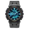 G-Shock Analog Digital Transparent Black Resin Strap Multicolor Dial Quartz GA-110TLS-8A 200M Men's Watch