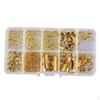 Jewelry Making Starter Kit Earring Bracelet Necklace Findings - Gold