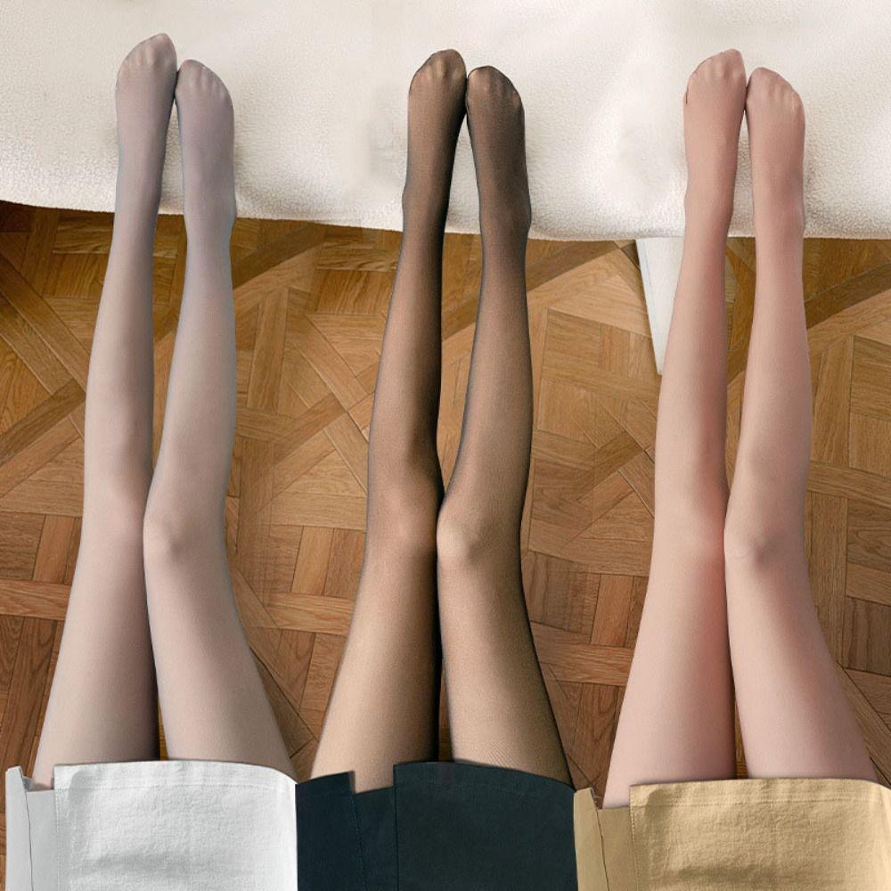 Утепленные термо колготки бархатные женские зимние леггинсы пуш-ап длинные чулки для женщин