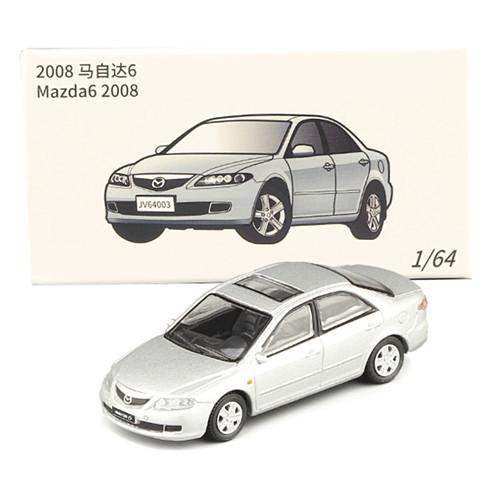 1/64 Scale Alloy for Mazda 6 Sedan Car Model Simulation Children's Toy Gift