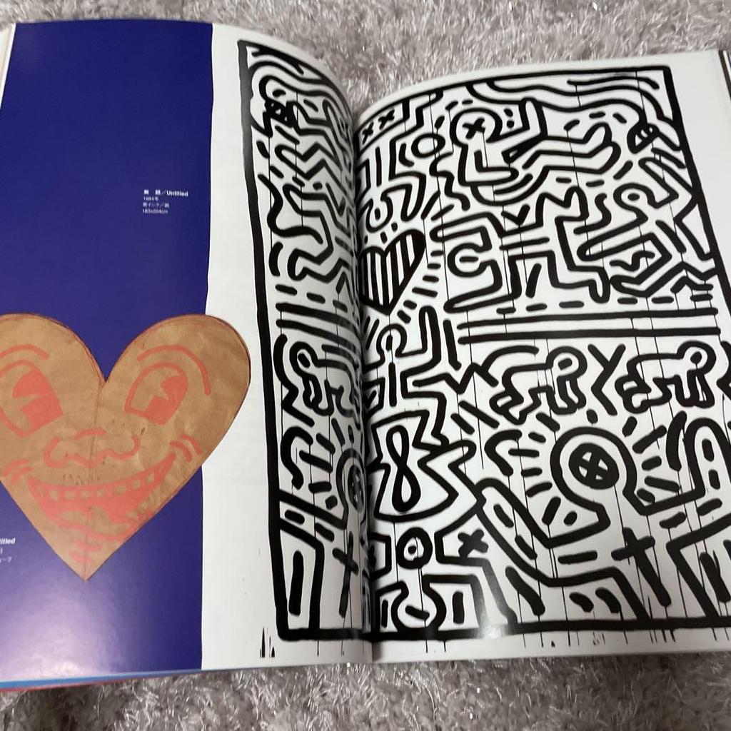 [ИСПОЛЬЗОВАННЫЙ] Книга по искусству Кита Харинга Каталог выставки Кита Харинга