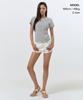 MUSINSA STANDARD WOMAN Женская футболка с круглым подолом [Средне-серый]