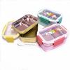 Double Layer Portable Stainless Steel Cartoon Food Container Microwave Bento Box for Kids Children Picnic School