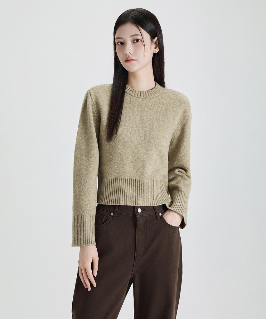 MIXXO Мягкий свободный пуловер_Miwkafv36T