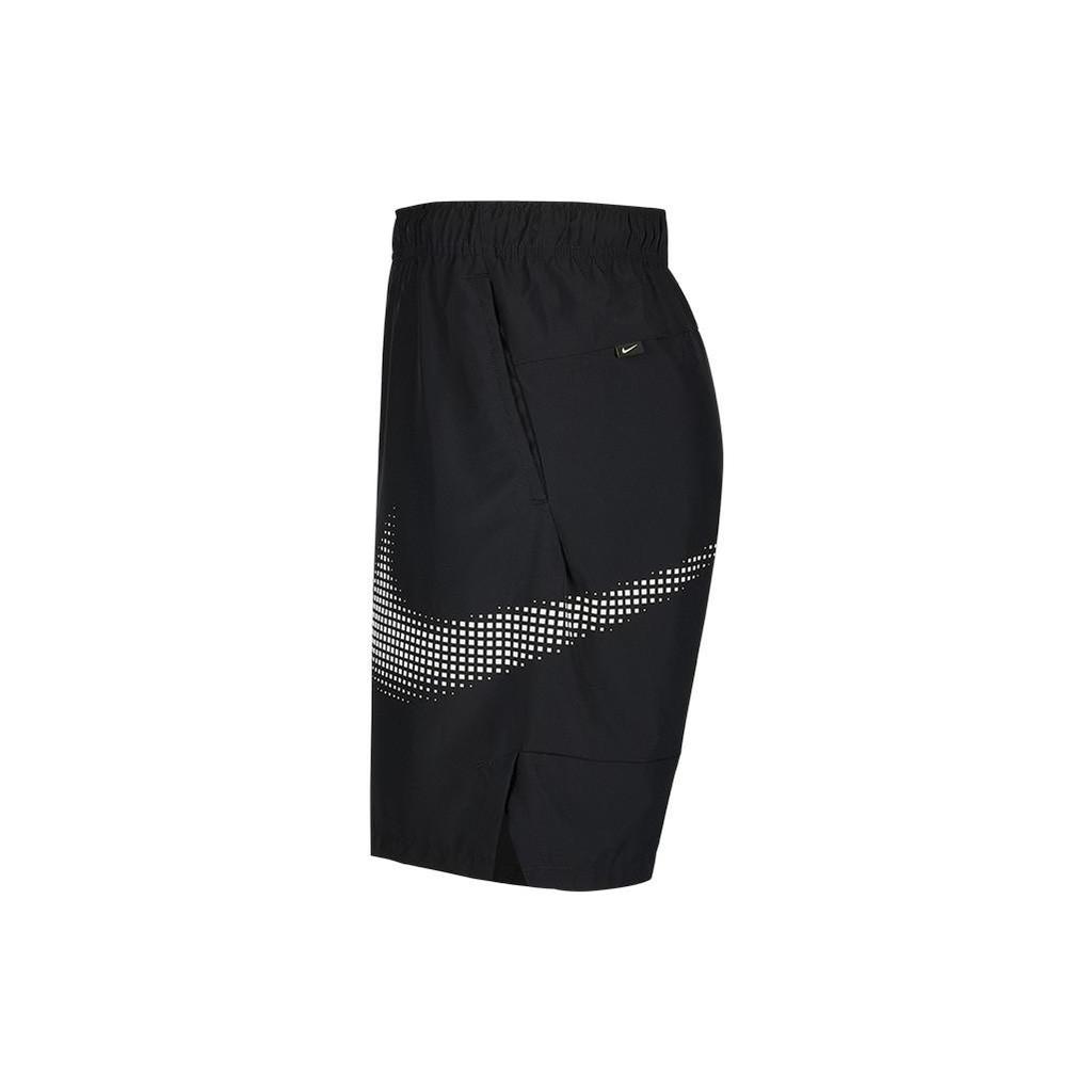 Nike DRI-FIT Logo Printing Elastic Waistband Shorts Black Men's DX6306-010