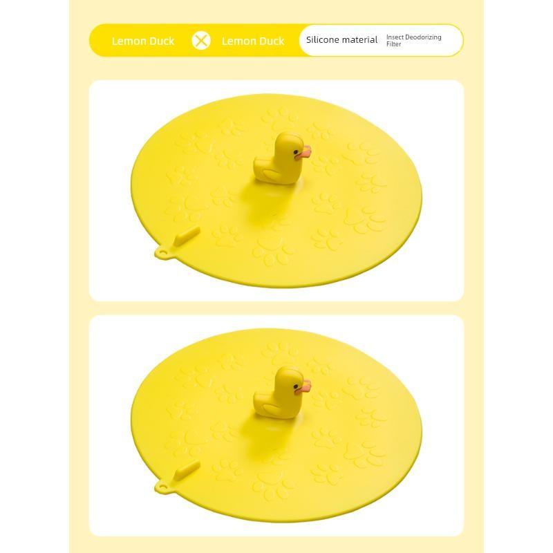 Floor Drain Device Bathroom Plug Insect-Proof Cover Anti-Odor Silicone Pad Sewer Sealing Anti-Odor Artifact