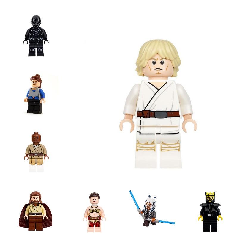 Star Wars Series Luke Skywalker Golden Savaki Building Blocks Puzzle Toy For Kids