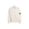 Originals Trefoil Solid Logo Print Stand Collar Cotton Jacket Men Jacket Off-White HS1581