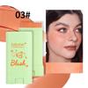 3 Color Facial Sexy Natural Matte Blush Balm Expansion Color High Gloss Repair Blush Stick