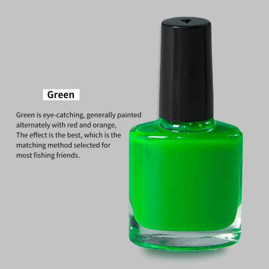 8 мл Светоотражающая краска для поплавка Прозрачная Легкая Усиливающий эффект Краска для поплавка для рыбалки