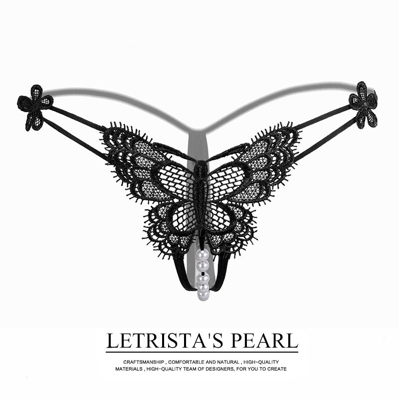Сексуальные женские стринги с жемчугом, тонкий ремешок, микро-стринги, сплошной цвет, легкие трусики, бандажное сексуальное женское белье