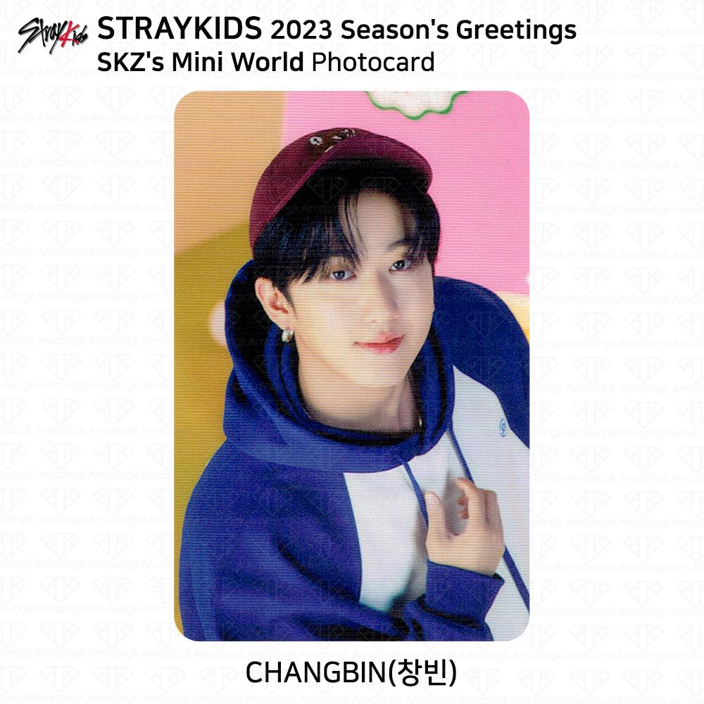 Stray Kids 2023 Новогодние поздравления Селфи Фотокарточка 4cut Photo JYP Shop Benefit