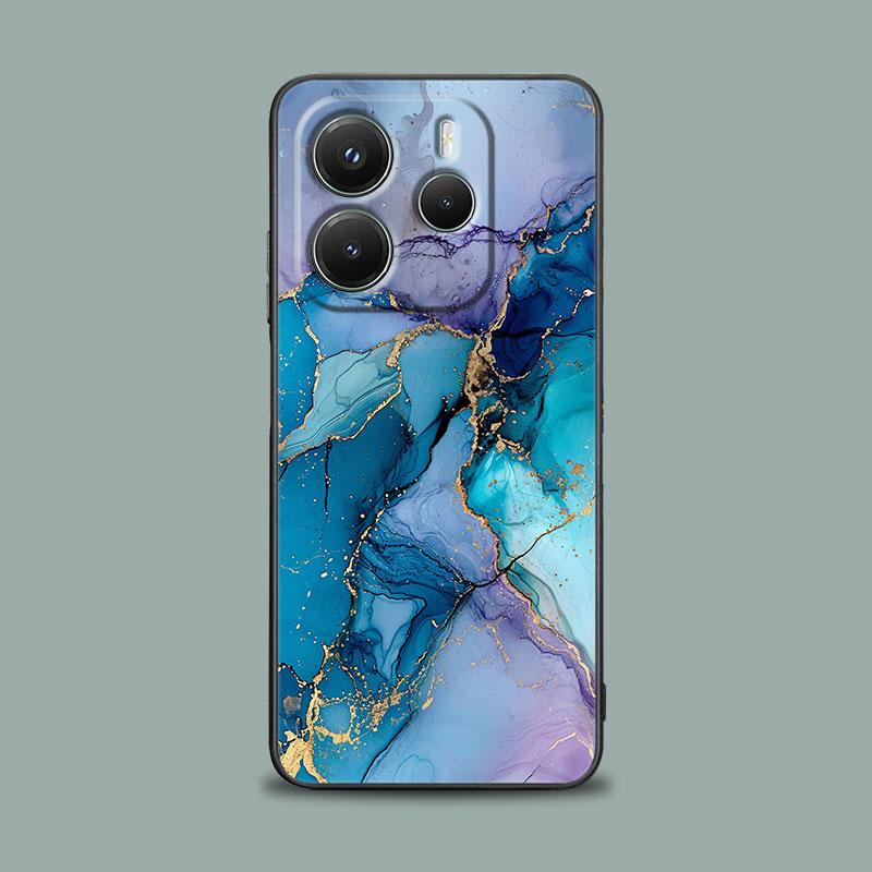 Чехол для телефона Xiaomi Redmi 15C 14C 12C 13C 4G Redmi Note 15 14 13 12 11 10 Pro Plus 5G Чехол Акварельный Абстрактный Мраморный Рисунок