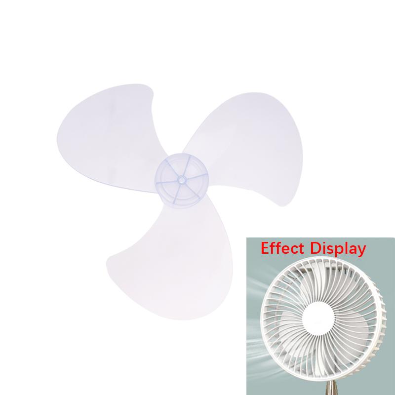 14-дюймовая 3-лепестковая пластиковая лопасть вентилятора для бытового электровентилятора, стоящая на пьедестале, настольная лопасть вентилятора с крышкой из гайки