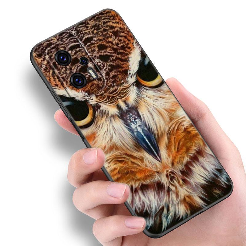 Чехол для телефона с милой совой и животным для Xiaomi POCO F2 F3 M2 M3 M4 X3 X4 Pro NFC F4 GT 5G F1 X2 C3 C31 C40 M5S, мягкий черный чехол из ТПУ