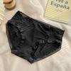 Women's Underwear Sexy Lace Lace Cotton Antibacterial Mid Waist Briefs Seamless Shrinking Girl Style Shorts