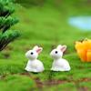 Украшения Фигурки кроликов Сделай сам Мини-кролик Креативный кролик Ландшафтные украшения Двор