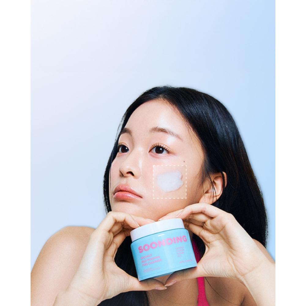 Soonding Sunding Coconut Jelly Pudding Pore Cleanser 100ml Dual Composition