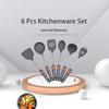 Кухонная посуда, силиконовая посуда, антипригарная посуда, кухонный инструмент, лопаточка, ковш, венчики для яиц, лопатка, ложка, набор посуды для супа