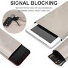 Проводящая никель-медная ткань Фарадея Полиэстер Серебристая RFID-экранирующая Блокирующий RFID-материал