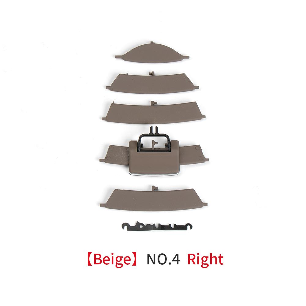 Новый 3-цветный автомобильный центральный приборный блок AC вентиляционная решетка панель ремонтный комплект для Mercedes Benz W164 W292 ML GL класс