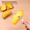 Mango Peeler Cutter Tool Stainless Steel 3-in-1 Fruit Slicer Corer Pit Remover for Watermelon Avocado Kiwi Kitchen Gadget