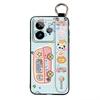 Kickstand Anti-dust Phone Case For Realme GT7 Pro Soft Case Cute Silicone Protective Cartoon Fashion Design Ring Lanyard