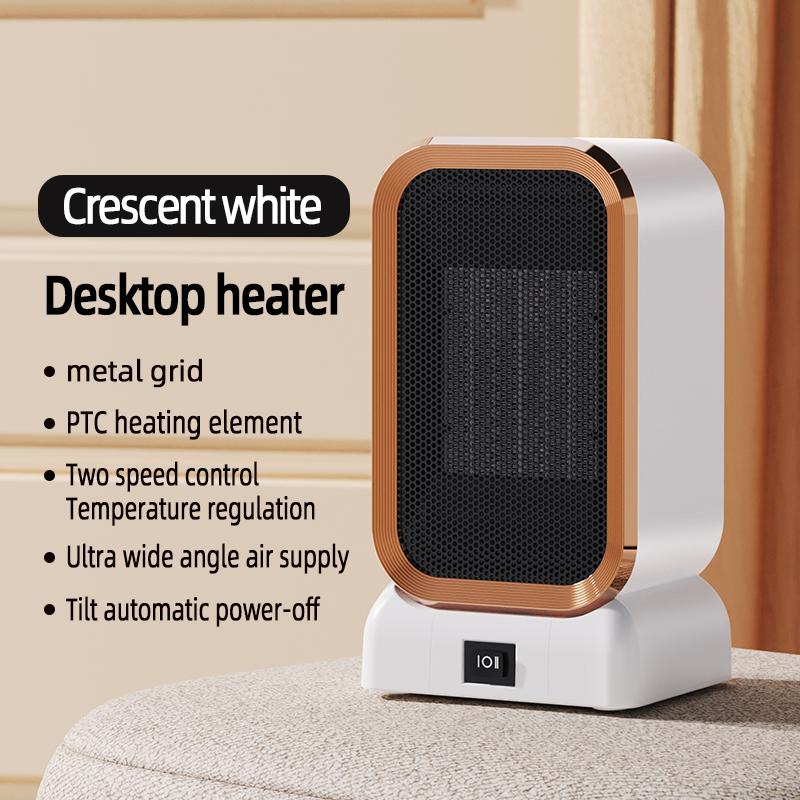 Новый мощный воздухонагреватель 1200 Вт, бытовой настольный керамический нагреватель PTC с защитой от отключения питания, грелка для рук, бесшумное отопление дома