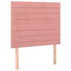 VidaXL Headboard Bedroom Furniture Bed Accessories Single Bed Heads Interior Pink 100x5x118/128 3116519