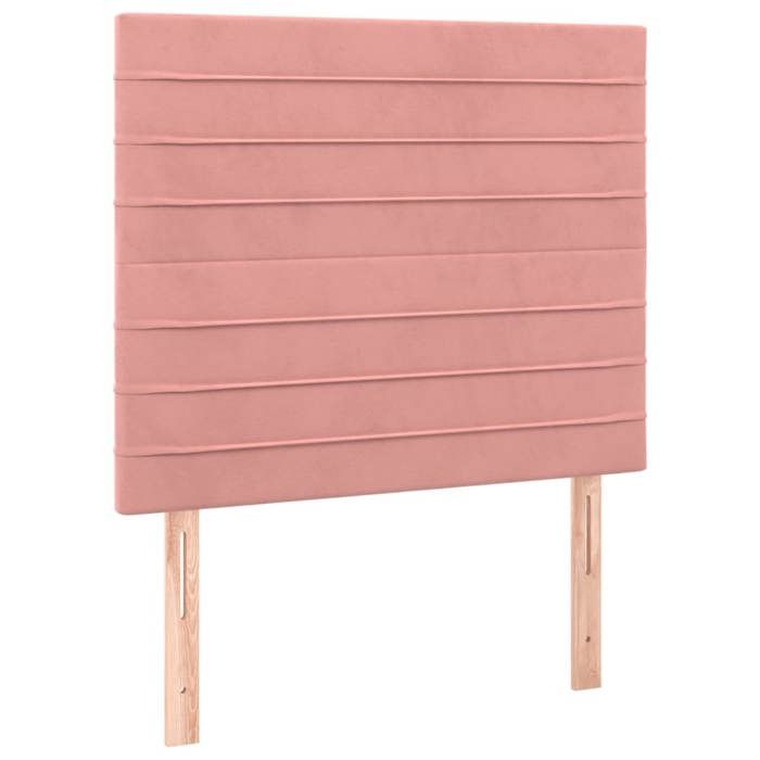 VidaXL Headboard Bedroom Furniture Bed Accessories Single Bed Heads Interior Pink 100x5x118/128 3116519