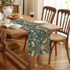 Flourishing Flowers Table Cover Pastoral Style Tablecloth Floral Table Runner  Home Decor