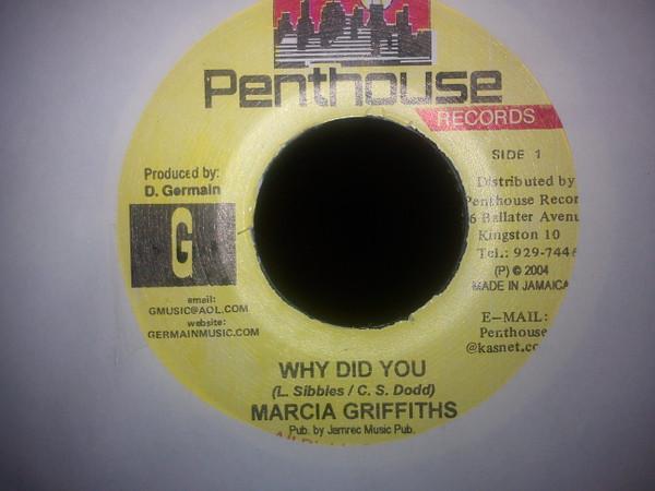 7-дюймовая пластинка MARCIA GRIFFITHS NICKY BURT Why Did You Wish You Were Mine NONE Penthouse Recor 2004 Ямайка Регги Ска Даб Б/у