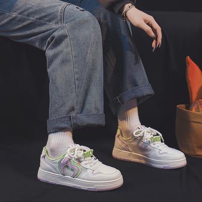 Женская обувь на шнуровке, на платформе, для сноуборда, женская весенняя новинка, белые туфли, студенческая универсальная повседневная обувь, кроссовки для детей
