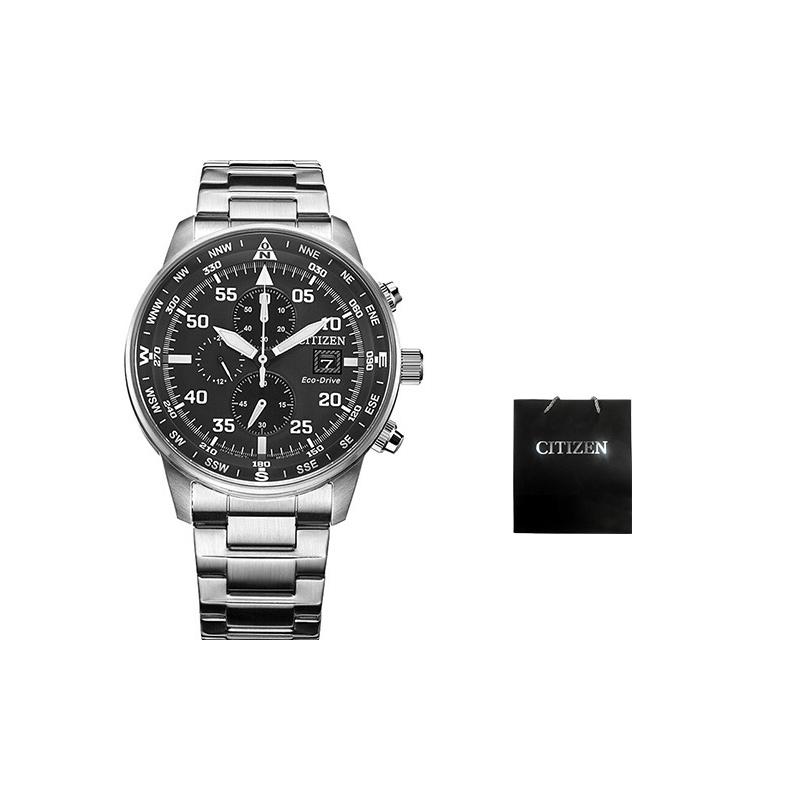 Citizen Коллекция Eco-Drive Часы на кварцевом механизме с питанием от света Ремешок из нержавеющей стали CA0690-88E