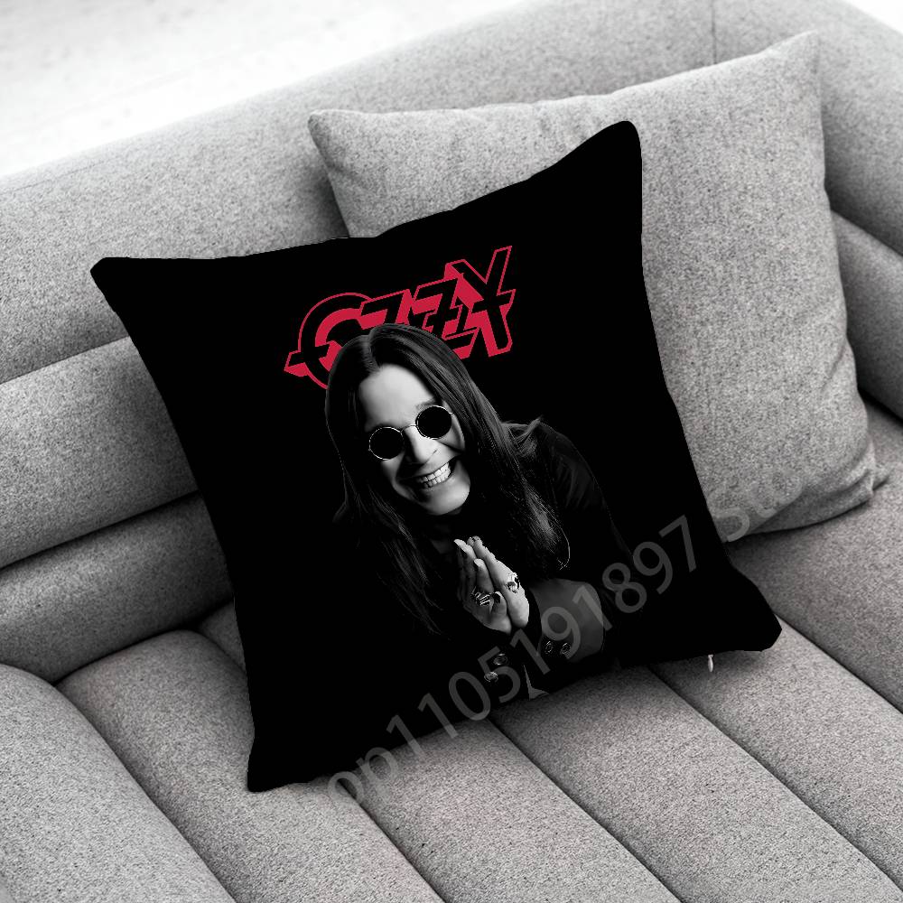 O-Ozzy Osbourne Throw Pillow Case For 45X45Cm 40X40Cm 55X55Cm 50X50Cm 30X30Cm Square Car Pillowcase Shell