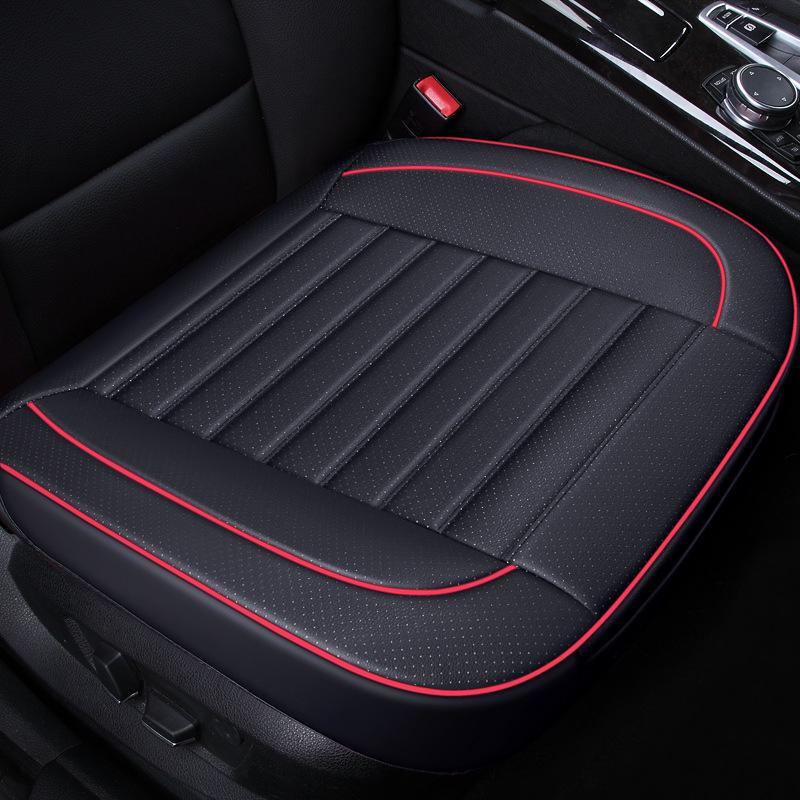 Universal Four-Season Perforated Microfiber Leather Car Seat Cushion Set for Five Seats