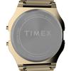 Часы Timex Uni T80 34 мм - Золотистый удлиненный ремешок, цифровой циферблат, Золотистый корпус, Золото