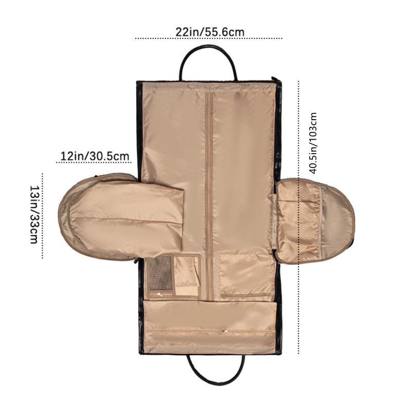 Трансформируемая дорожная сумка-саквояж: Подвесной чемодан 2 в 1 для деловых поездок