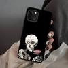Милый мультяшный череп-кот Чехол для телефона iPhone 14 11 12 13 Mini Pro XS Max Чехол 6 7 8 Plus X XR SE 2020 Funda Shell