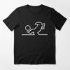 Kick The Ball La Linea TV TShirt for Men Pointing Humor Casual Sweatshirts Tees Novelty Retro Loose Breathable Graphic Tops