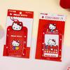 Sanrio Hello Kitty Держатель для фотокарточек Мультяшный Кот KT Чехол для фотокарточек из ПВХ Сумка Украшения Школьные Принадлежности Чехол для карт Подарки для девочек
