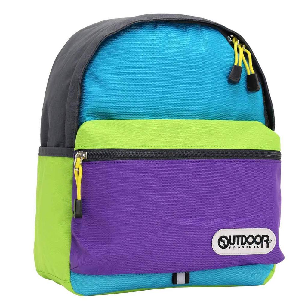 Rucksack Daypack for Kids B5 Storage Gift Kindergarten Excursion [Outdoor Products] (Gray/Lime)